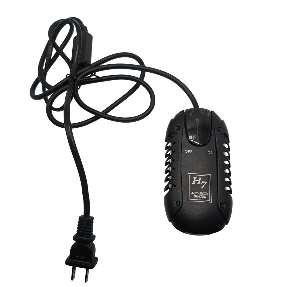 H7 Aquarium Heater 25W Black Submersible Fish Tank Digital Controller IP68